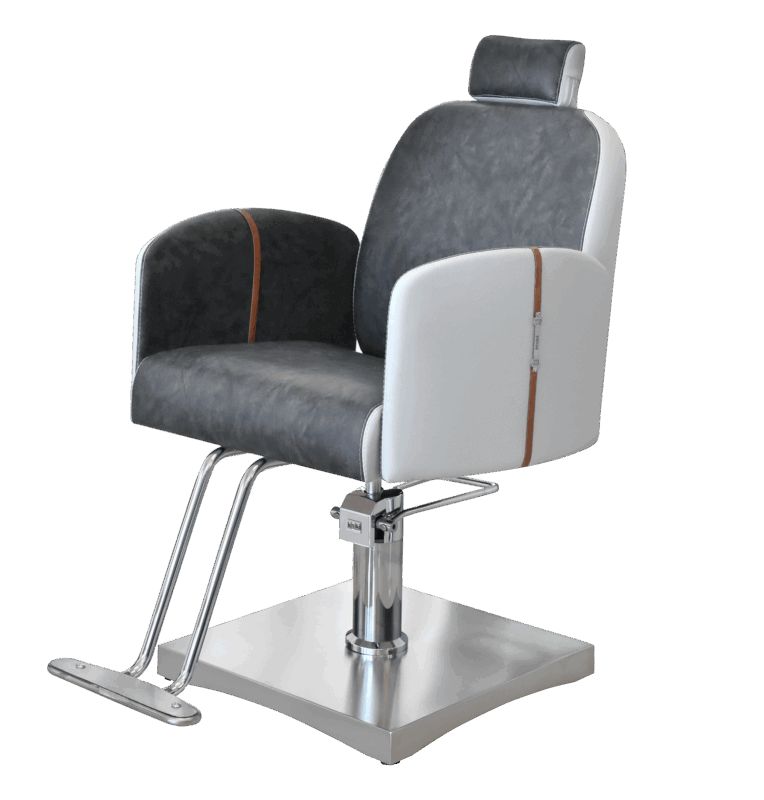 Cadeira Vogue Preto rutico e prata perol 1