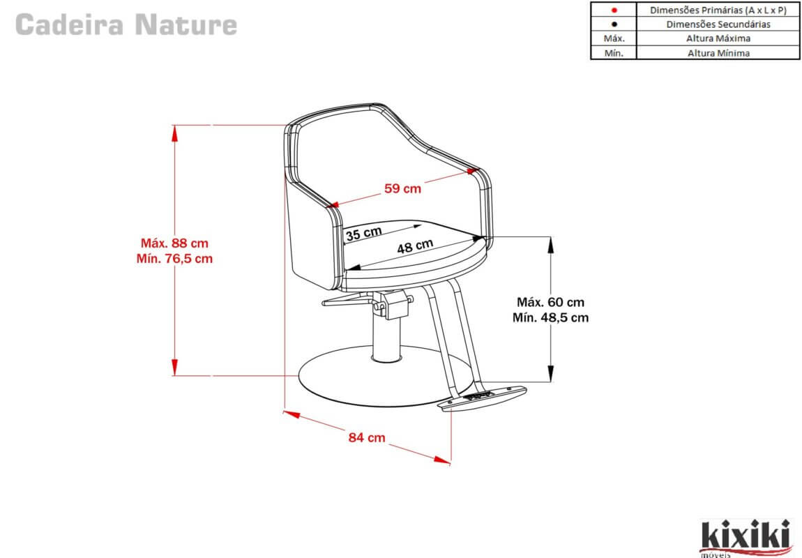 Cadeira Nature Desenho Tecnico
