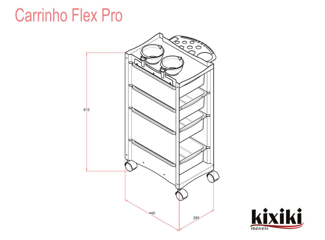 Desenho Tecnico Carrinho Flex Pro