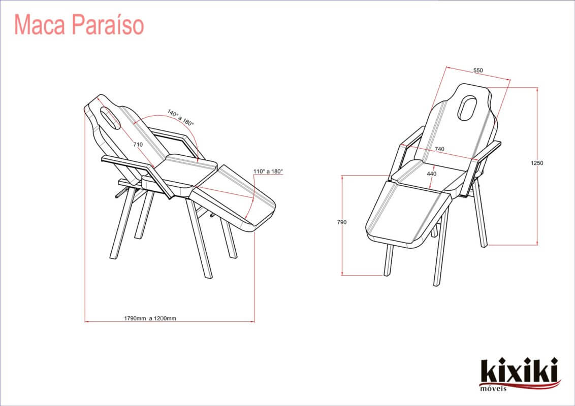 Desenho Tecnico Maca Paraiso